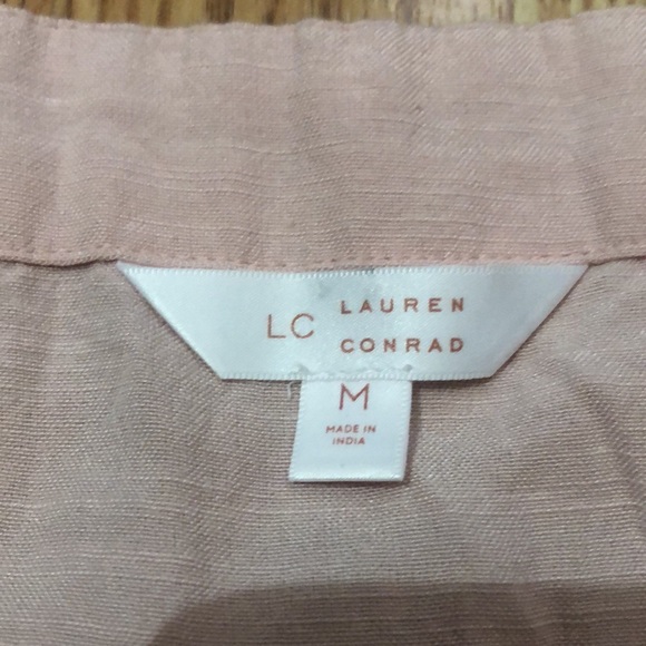 Lauren Conrad light pink knot tie strap tank top - Picture 5 of 5